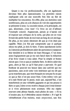 Adieu la timidité
