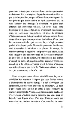 Adieu la timidité