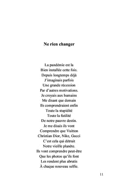Poésie confinée