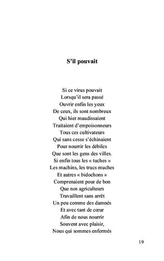 Poésie confinée