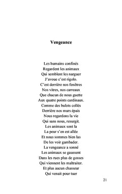 Poésie confinée