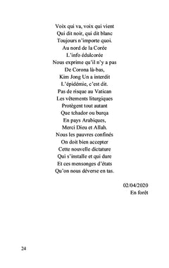 Poésie confinée