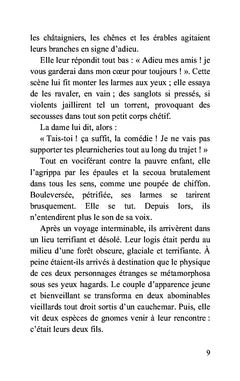 Les aventures de la petite fille aux sabots rouges