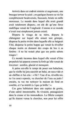 Les aventures de la petite fille aux sabots rouges