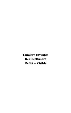 Visible + invisible = réalité