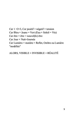 Visible + invisible = réalité