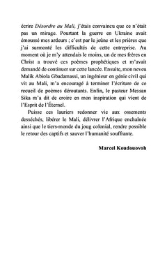 Désordre au Mali