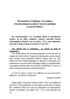 Lutter contre le harcèlement scolaire