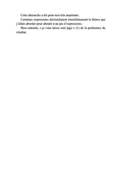 Expressions, jeux d'expressions et mises en scène d'expressions