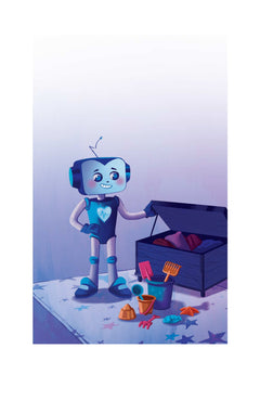 Bobo le robot se fait vacciner !