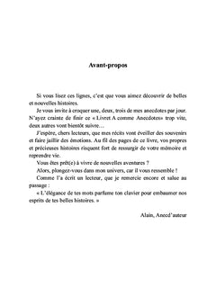 Livret A comme anecdotes