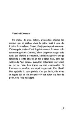 Petit journal d'un confiné