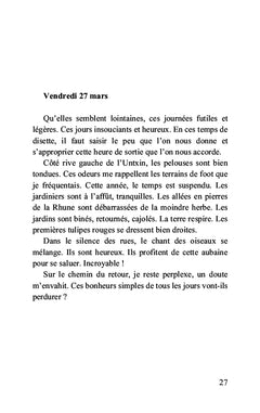 Petit journal d'un confiné