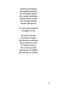 Plume fragile