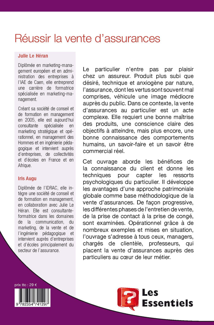 Réussir la vente d'assurances