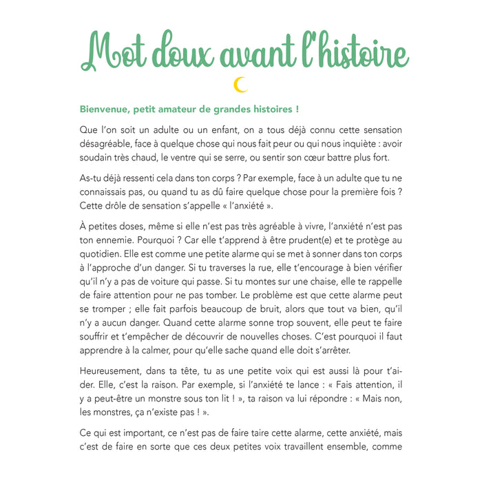 Mon anxiété à apaiser