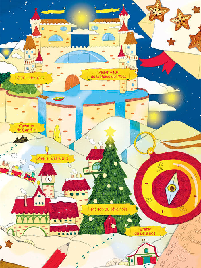 Le grimoire secret du Père Noël - Un conte en 25 jours