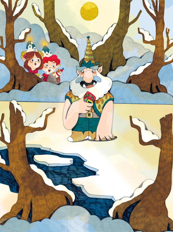 Le grimoire secret du Père Noël - Un conte en 25 jours