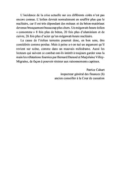 L'éolien en question