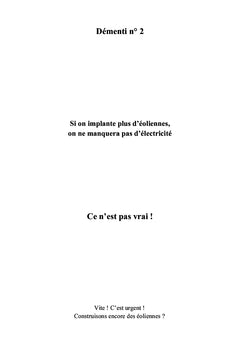 L'éolien en question