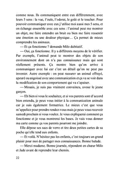 Les communications animales de Milo et Jade