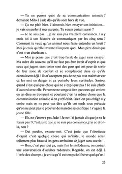 Les communications animales de Milo et Jade