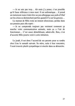 Les communications animales de Milo et Jade