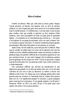 Chroniques d'une apprentie infirmière