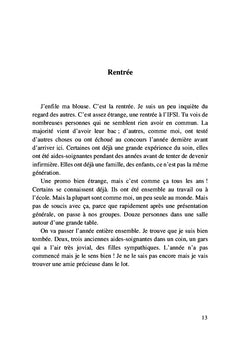 Chroniques d'une apprentie infirmière