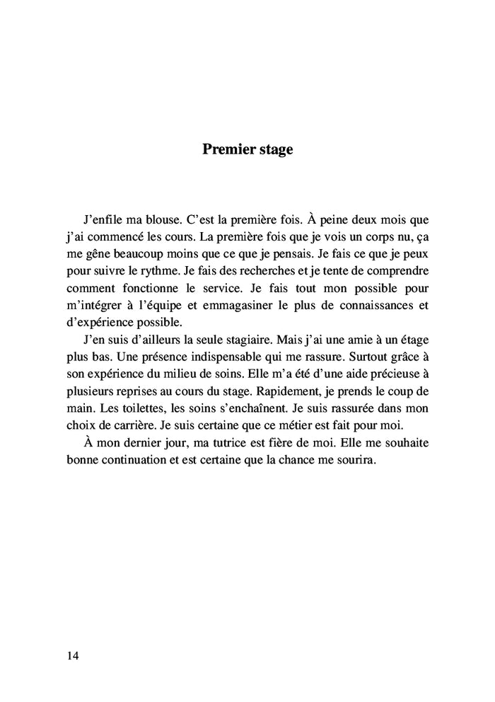 Chroniques d'une apprentie infirmière