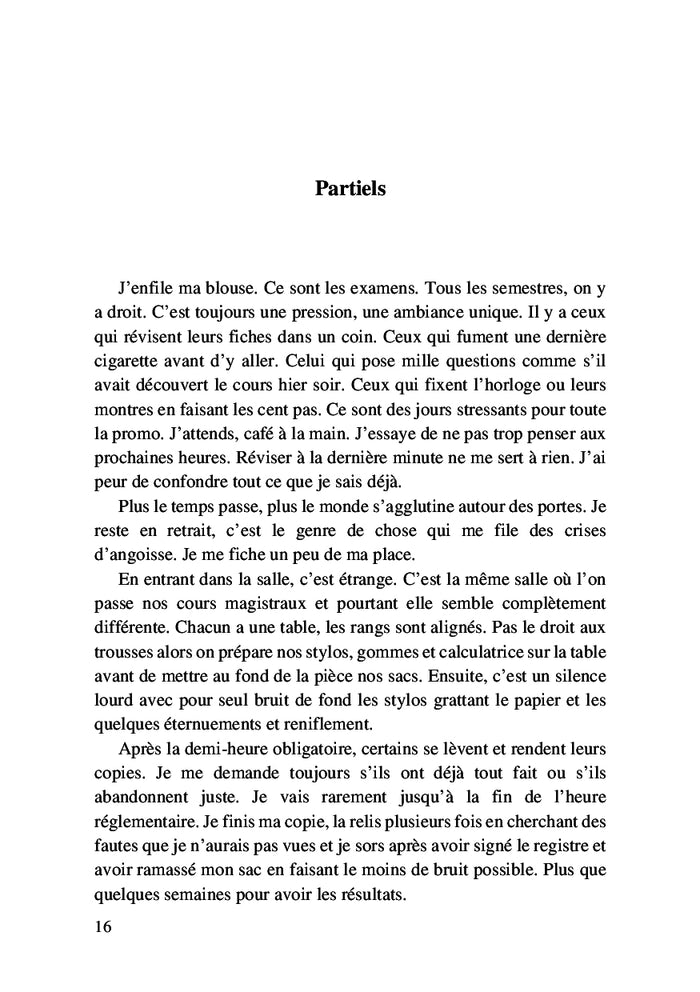 Chroniques d'une apprentie infirmière