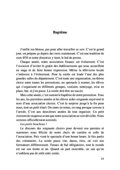 Chroniques d'une apprentie infirmière