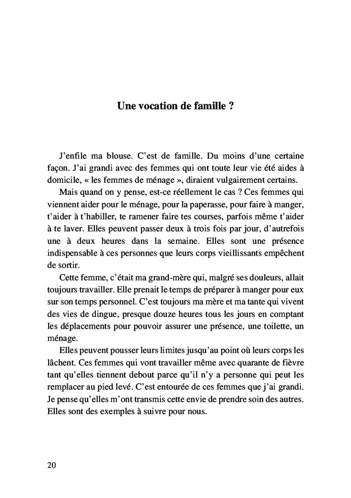 Chroniques d'une apprentie infirmière