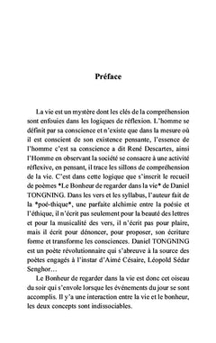 Le bonheur de regarder dans la vie