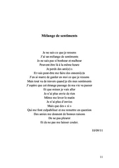 Les poèmes de Marine