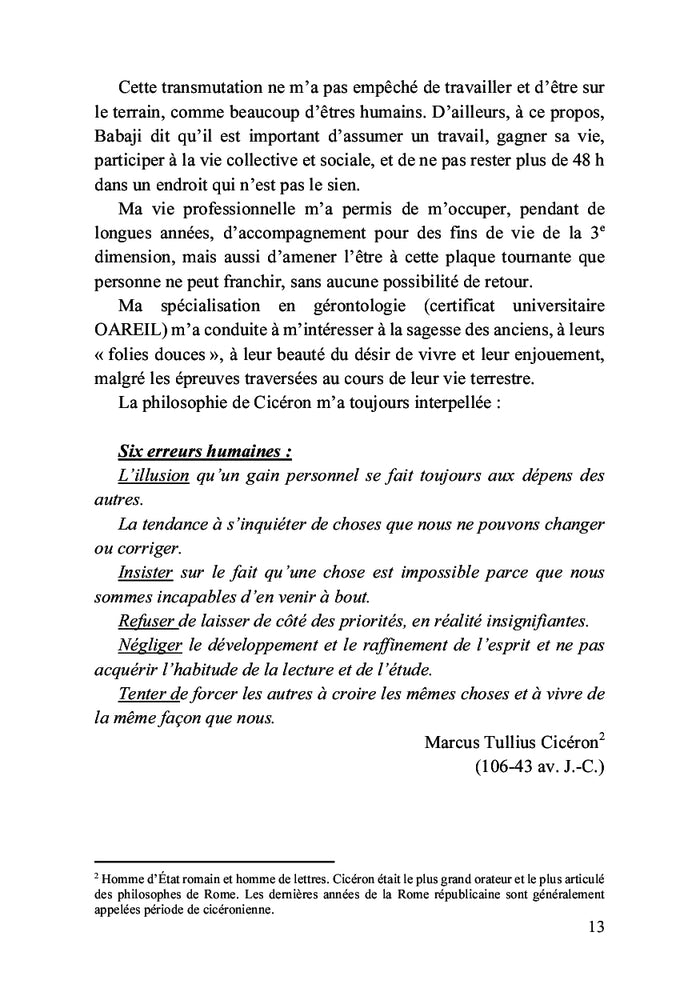 Vivre et mourir, mourir pour revivre