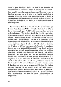 La pastorale des « visiteurs » en Belgique