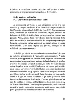 La pastorale des « visiteurs » en Belgique