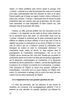 La pastorale des « visiteurs » en Belgique
