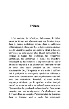 La pédagogie à travers le débat-éloquence