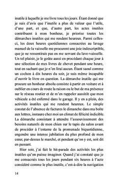 L'apologie de l'inutilité