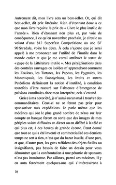 L'apologie de l'inutilité
