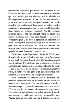 Chroniques d'une femme ordinaire ou comment le sadomasochisme a sauvé mon âme