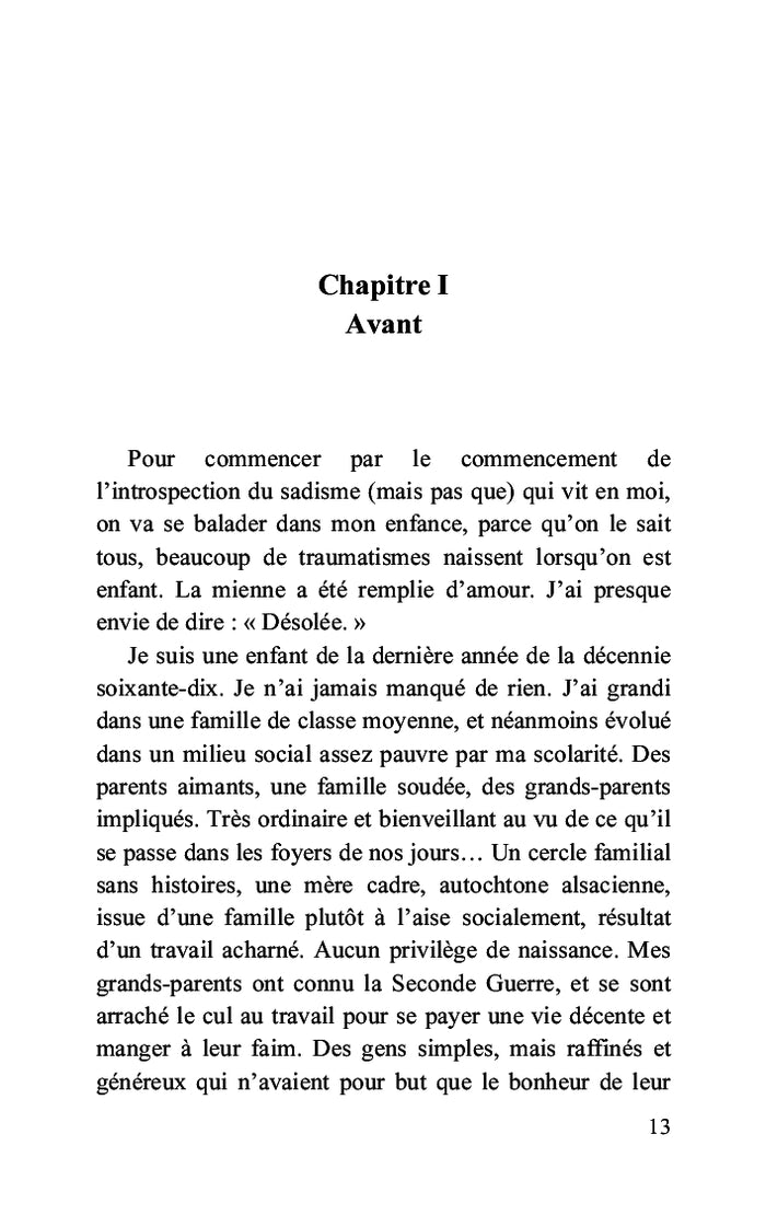 Chroniques d'une femme ordinaire ou comment le sadomasochisme a sauvé mon âme