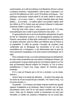 La France est à genoux, mais pas les Français