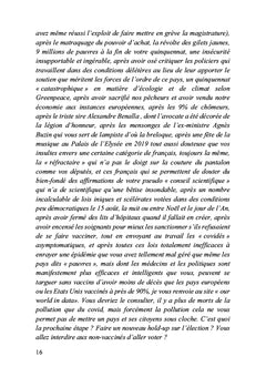 La France est à genoux, mais pas les Français