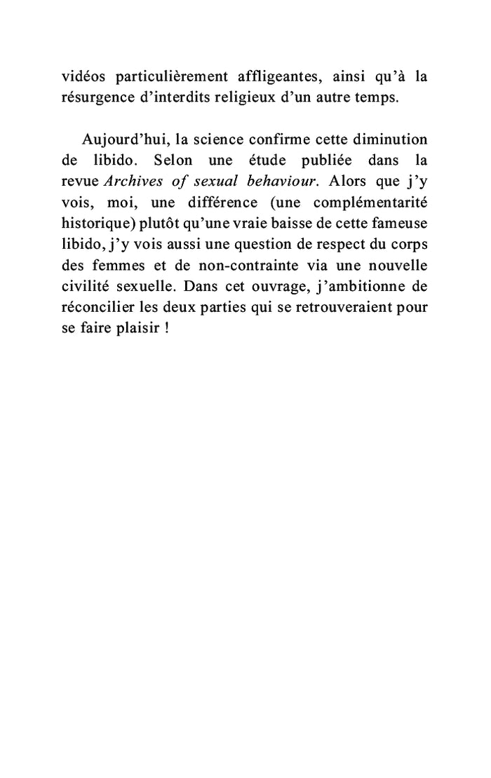 La nouvelle civilité sexuelle