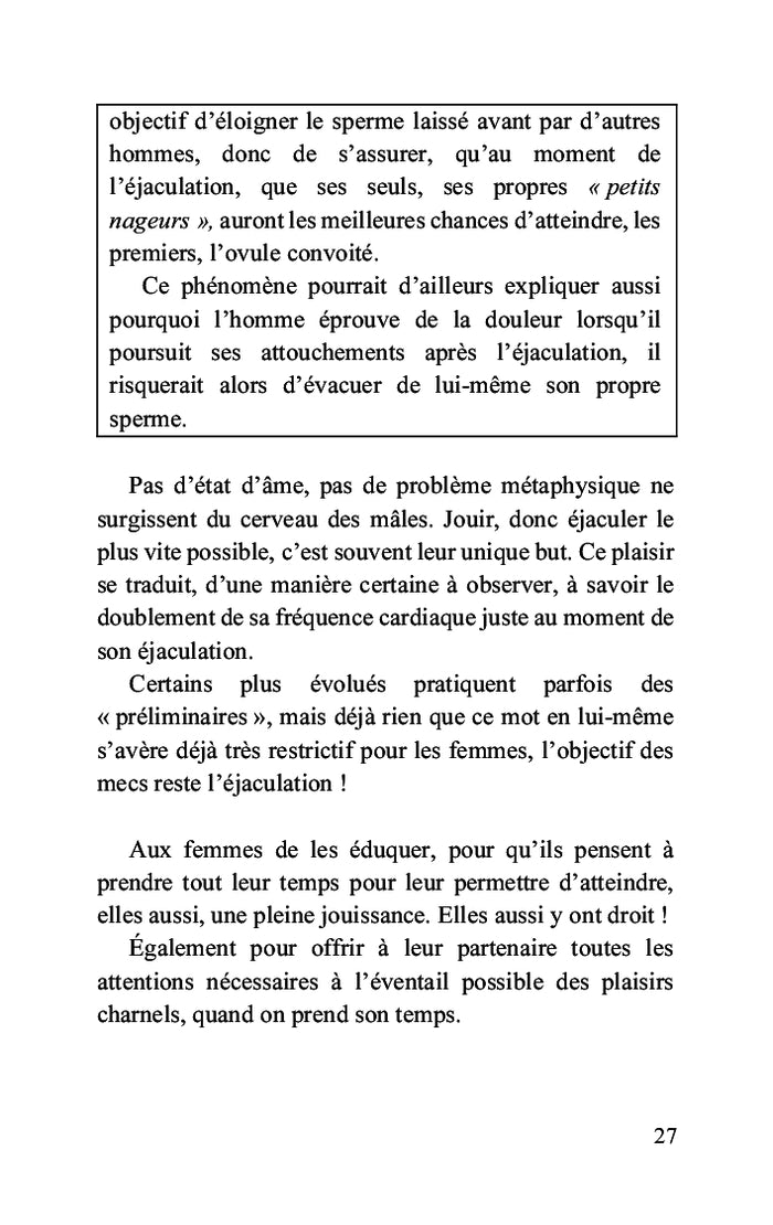 La nouvelle civilité sexuelle