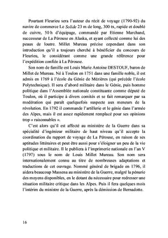 L'exploration de La Pérouse (1785-88) rendue publique en 1797 par le général Millet Mureau