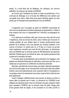 Sophie à l'EHPAD